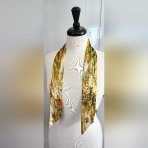 Scarf from shein. Color yellow.